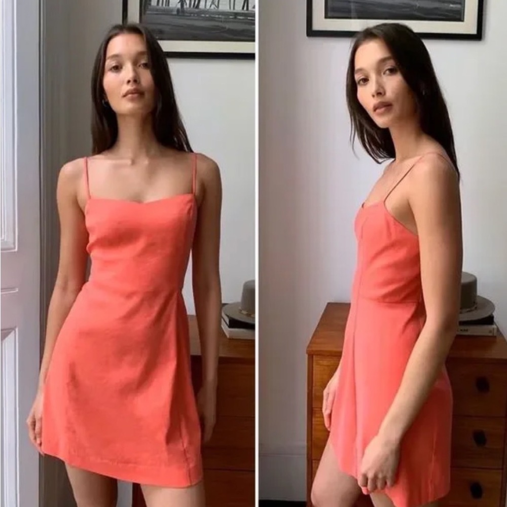 Aritzia Babaton Hadwyn Dress (Fresco Pink)